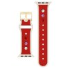 Anne Klein Silikónový remienok červený a krémový pre Apple Watch 38/40/41 WK/1082RDCH38