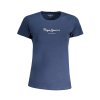 Pepe Jeans Perfektné Dámske Tričko Krátky Rukáv modrá (Veľkosť XS, Farba modrá)