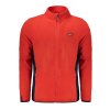 NORWAY 1963 Perfektná Pánska Mikina na zips Červená (Veľkosť XL, Farba červená)