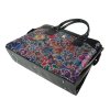 punce lc 01 damska taska na notebook stribrne kvitky 5