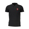 Pánska Polokošeľa CAVALLI CLASS Čierna (Veľkosť 2XL, Farba čierna)