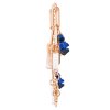 11582 5 anne klein damske naramkove hodinky hranate ak 4108blch