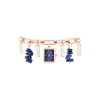 11582 3 anne klein damske naramkove hodinky hranate ak 4108blch