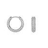 10900 3 daniel wellington damske stribrne ocelove nausnice kruhy