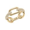 Daniel Wellington prsten ocelový Crystal Link (Velikost 60)