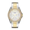 12391 fossil riley damske hodinky kulate es3204