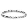 1098 1 rebel rose damsky kulickovy naramek silver shine 4mm