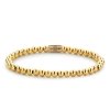 1089 rebel rose damsky kulickovy naramek yellow gold only 4mm