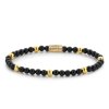 1107 rebel rose naramek black panther s pozlacenou sponou 4mm