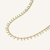 6860 5 rosefield nahrdelnik zlate barvy drop chain jndcg j680