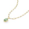 6848 4 rosefield nahrdelnik zlate barvy geometric gemstone jnggg j664
