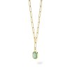 6848 3 rosefield nahrdelnik zlate barvy geometric gemstone jnggg j664