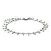 6830 4 rosefield naramek stribrne barvy drop chain jbdcs j679