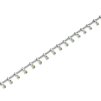 6830 5 rosefield naramek stribrne barvy drop chain jbdcs j679