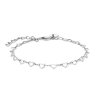 6809 4 rosefield naramek stribrne barvy heart chain jbhcs j683