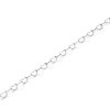 6809 5 rosefield naramek stribrne barvy heart chain jbhcs j683
