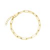 6980 1 rosefield naramek zlate barvy hammered chain jbhcg j595