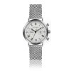 405 walter bach hodinky wiesbaden silver mesh bbe 3520