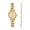 13939 fossil carlie darkova sada hodinek a naramku es5387set