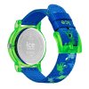 13108 3 ice watch ice learning detske hodinky modro zelene 024501