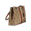 Štýlová Dámska Kabelka GUESS JEANS  37.0X27.0X10.0cm  Bežová (Velkost UNI, Farba Bežová)