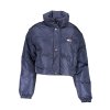 Kvalitná Dámska Páperová Zimná Bunda TOMMY HILFIGER  Modrá (Velkost XL, Farba Modrá)