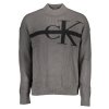 Elegantný Pánsky Pulóver CALVIN KLEIN Šedá (Velkost 2XL, Farba Šedá)