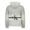 Športová Pánska Mikina bez zipsu CALVIN KLEIN Šedá (Velkost XL, Farba Šedá)