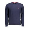 Elegantný Pánsky Pulóver U.S. POLO Modrá (Velkost 2XL, Farba Modrá)