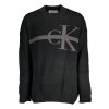 Elegantný Pánsky Pulóver CALVIN KLEIN Čierna (Velkost XL, Farba Čierna)