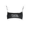 Štýlové Dámske Plavky KARL LAGERFELD BEACHWEAR vrchný diel Čierna (Velkost XS, Farba Čierna)