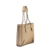 Štýlová Dámska Kabelka GUESS JEANS  34X28X8cm  Bežová (Velkost UNI, Farba Bežová)