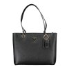 Štýlová Dámska Kabelka GUESS JEANS  35X27X10cm  Čierna (Velkost UNI, Farba Čierna)