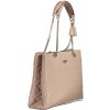 Štýlová Dámska Kabelka GUESS JEANS  39X29X12cm  Ružová (Velkost UNI, Farba Ružová)