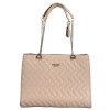 Štýlová Dámska Kabelka GUESS JEANS  39X29X12cm  Ružová (Velkost UNI, Farba Ružová)
