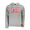 Športová Pánska Mikina bez zipsu NORWAY 1963 Šedá (Velkost 2XL, Farba Šedá)