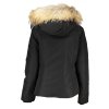 Kvalitná Dámska Zimná Bunda WOOLRICH Čierna (Velkost XL, Farba Čierna)