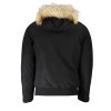 Kvalitná Pánska Zimná Bunda WOOLRICH Čierna (Velkost XL, Farba Čierna)