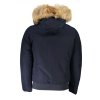 Kvalitná Pánska Zimná Bunda WOOLRICH Modrá (Velkost 2XL, Farba Modrá)