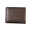 Praktická Pánska Peňaženka CALVIN KLEIN 13.0X10.0X3.0cm Hnedá (Velkost UNI, Farba Hnedá)