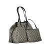 Štýlová Dámska Kabelka GUESS JEANS  40.0X30.0X17.0cm  Čierna (Velkost UNI, Farba Čierna)