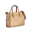 Štýlová Dámska Kabelka GUESS JEANS  33.0X24.0X13.0cm  Hnedá (Velkost UNI, Farba Hnedá)