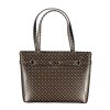 Štýlová Dámska Kabelka GUESS JEANS  34.0X26.0X9.0cm  Hnedá (Velkost UNI, Farba Hnedá)