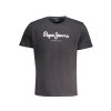 Štýlové Pánske Tričko s krátkym rukávom PEPE JEANS Čierna (Velkost 2XL, Farba Čierna)