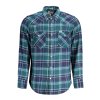 Elegantná Pánska Košeľa WRANGLER Zelená (Velkost M, Farba Zelená)