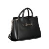 Štýlová Dámska Kabelka GUESS JEANS  31.0X23.0X10.0cm  Čierna (Velkost UNI, Farba Čierna)