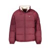 Kvalitná Pánska Zimná Bunda TOMMY HILFIGER Červená (Velkost S, Farba Červená)