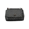Štýlová Dámska Kabelka GUESS JEANS  22.0X15.0X8.0cm  Čierna (Velkost UNI, Farba Čierna)