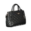 Štýlová Dámska Kabelka GUESS JEANS  31.0X22.0X12.0cm  Čierna (Velkost UNI, Farba Čierna)