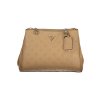 Štýlová Dámska Kabelka GUESS JEANS  33.0X22.0X11.0cm  Bežová (Velkost UNI, Farba Bežová)